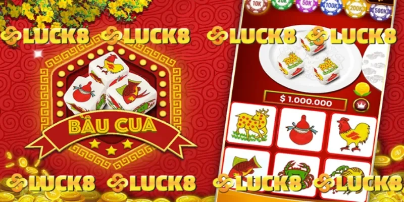 Trải nghiệm bầu cua tôm cá online tại app LUCK8 