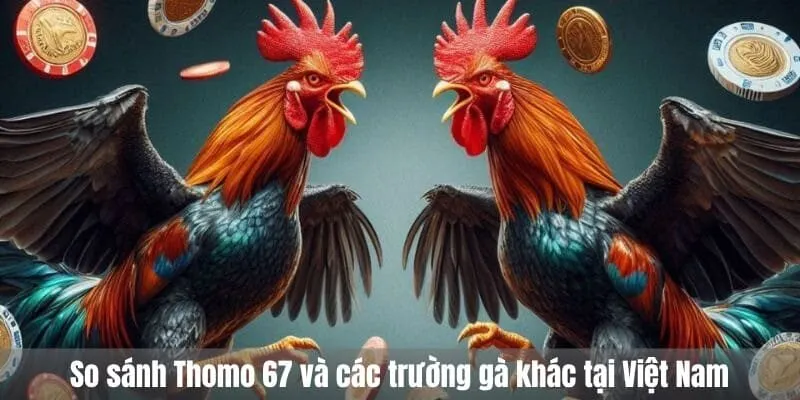 So sánh Thomo 67 và các trường gà khác tại Việt Nam
