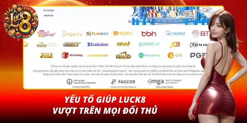 Lợi thế đặc trưng tạo nên vị thế vững mạnh của LUCK8