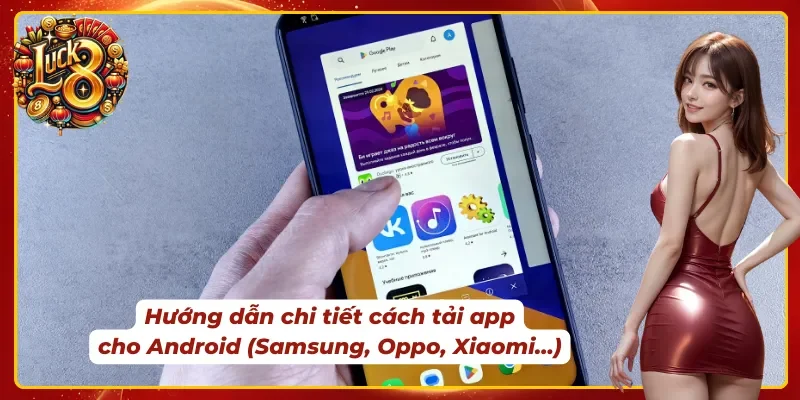 Hướng dẫn chi tiết cách tải app Luck8 cho hệ điều hành Android
