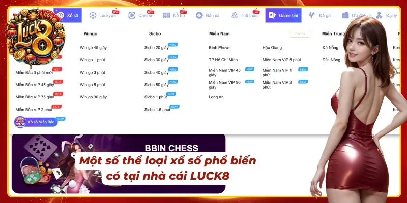 Một vài thể loại quay phổ biến tại LUCK8